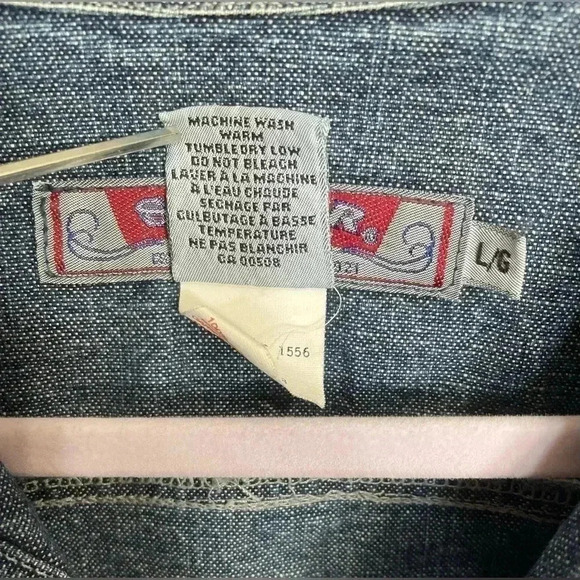 RARE FIND Vintage-Y2K Silver Jeans Denim Jacket. Size: Large - Picture 9 of 14